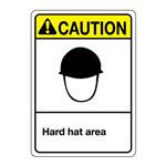 ANSI Hard Hat Area Sign